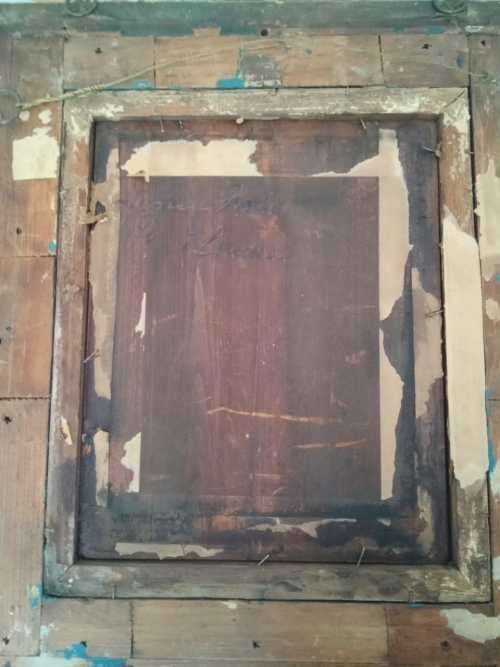 Antique Victorian water color depicting Princess Beatrice signed T. Frieuce 35 by 40cm