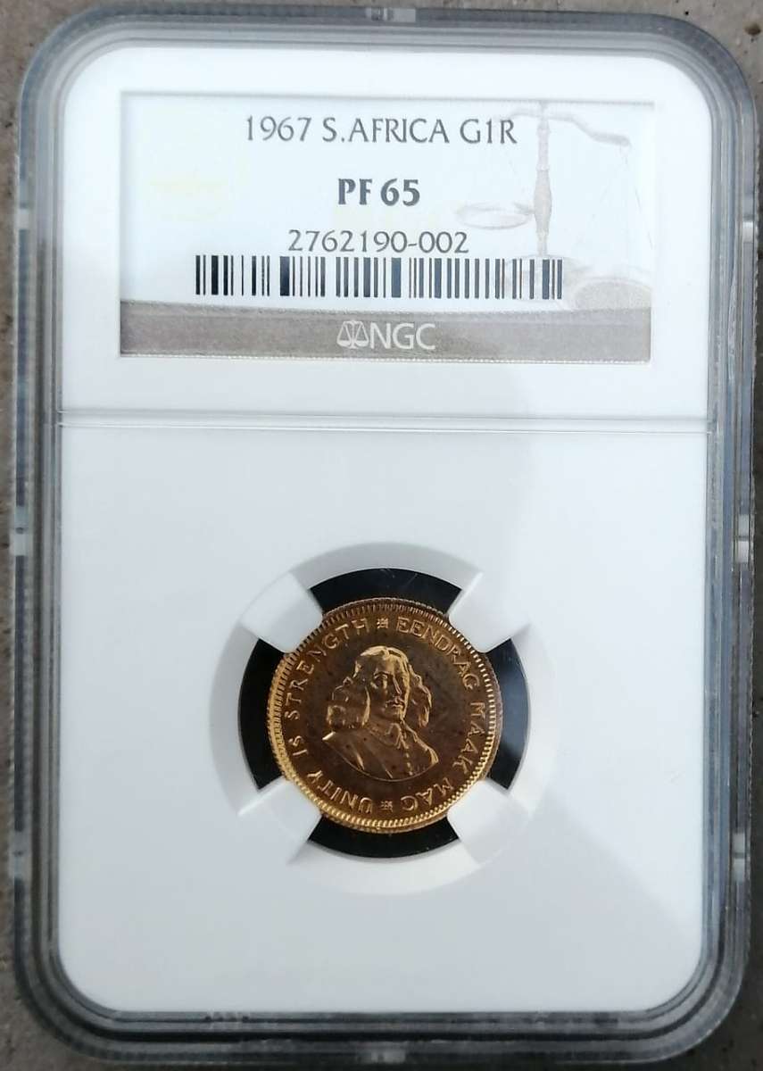 1967 GOLD R1 pf65