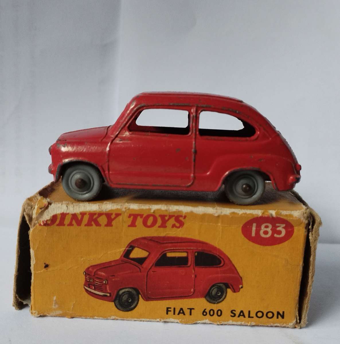 Dinky boxed fiat 600 saloon