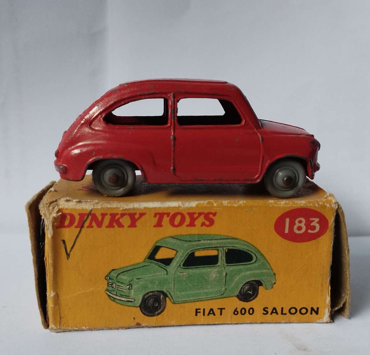 Dinky boxed fiat 600 saloon
