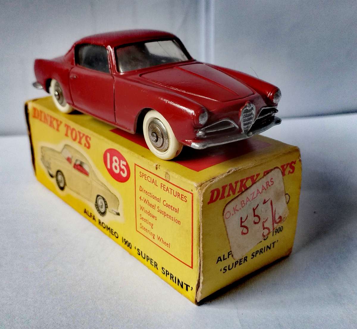 Boxed dinky alfa romeo 1900