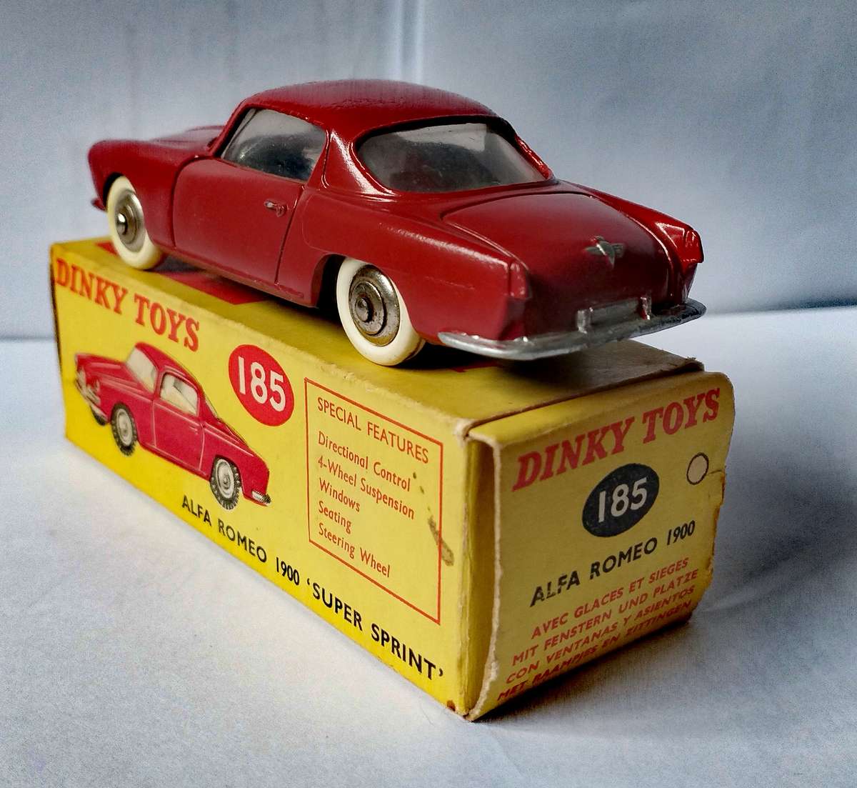 Boxed dinky alfa romeo 1900