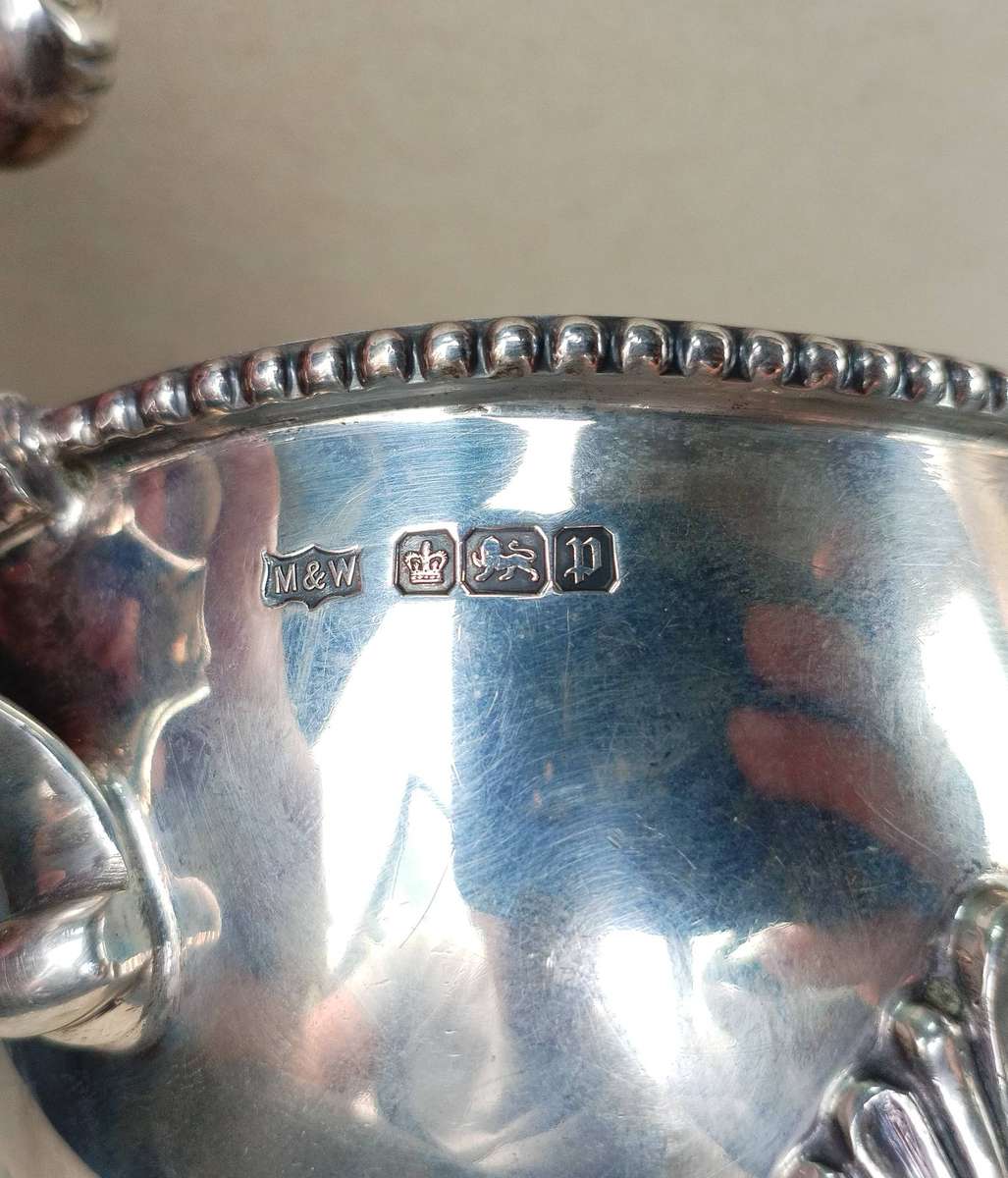 Sterling silver mappin and webb saucepan 305g