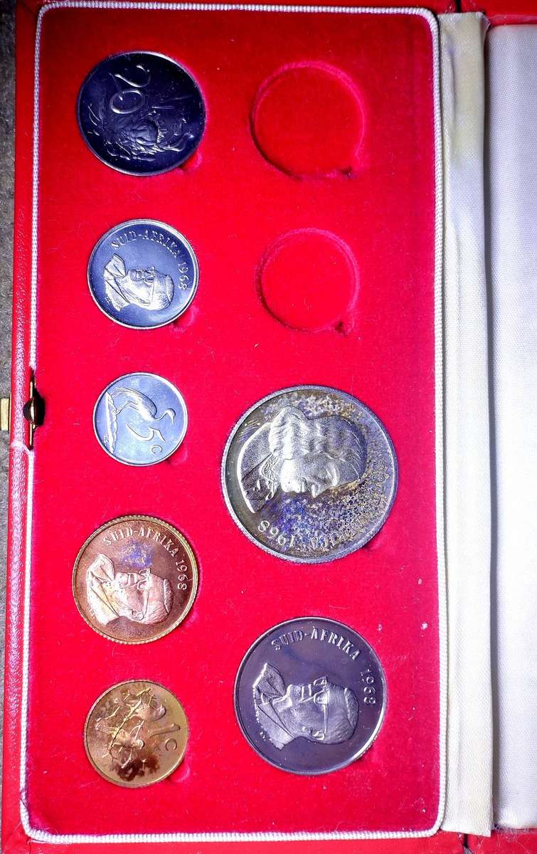 1968 Proof set with no gold SILVER R1