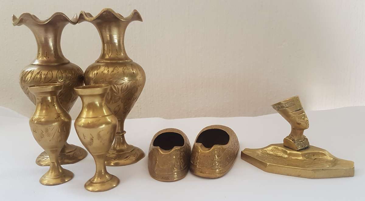 **VINTAGE**  Brass items (BID FOR ALL 7)