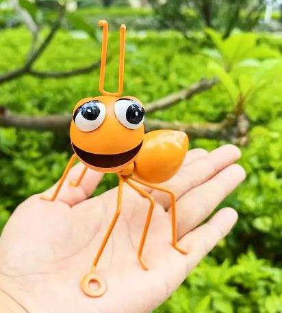 ***4 PIECE (ANTS)*** - DECORATIVE 3D IRON ANT SCULPTURES