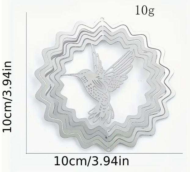 **3D Wind Spinner** - Hummingbird (for Garden / Patio)