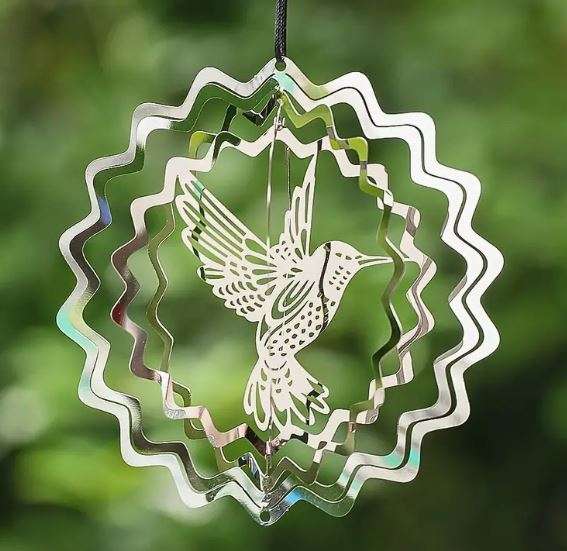 **3D Wind Spinner** - Hummingbird (for Garden / Patio)