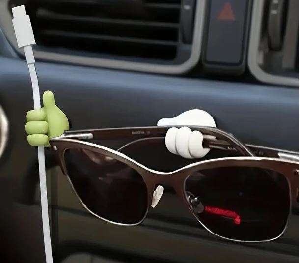 **10-PIECE** - Multi-Color Cable Organizers (Self-adhesive)