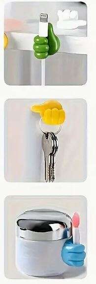 **10-PIECE** - Multi-Color Cable Organizers (Self-adhesive)