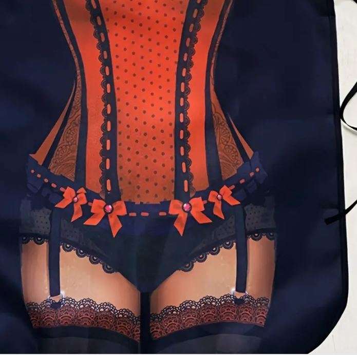 **FUN & SEXY** LINGERIE APRON (for fun)