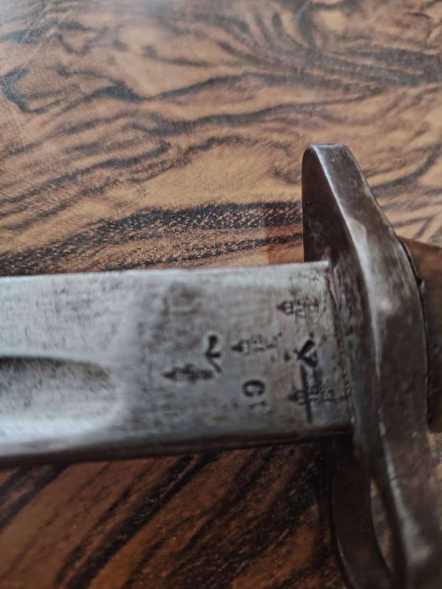 WW1/2  British 1907 Pattern Bayonet & Scabbard (Sanderson & Mangrovite)