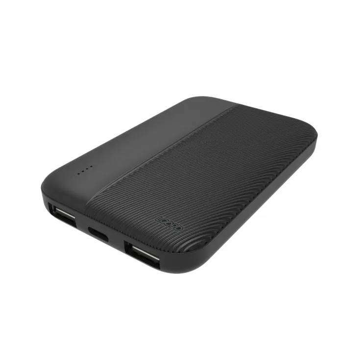 Loopd Lite 5000mAh 4LED Powerbank Black
