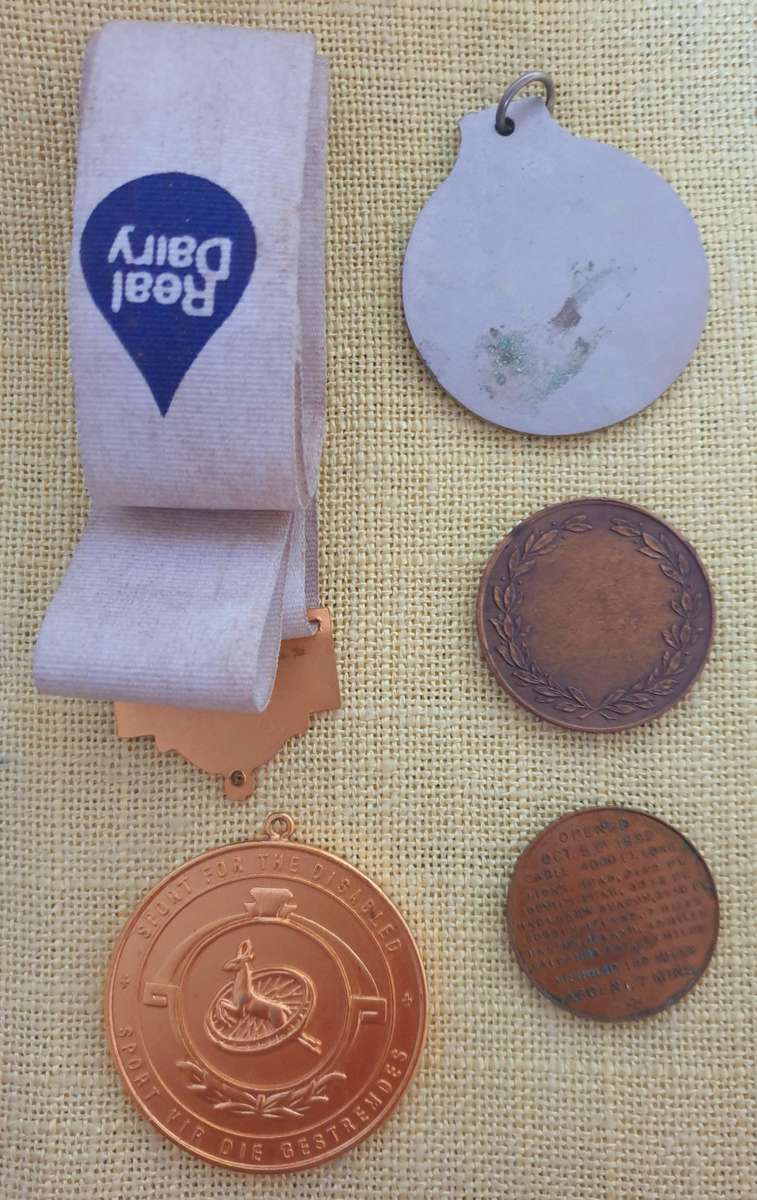 4 x Various South African medallions