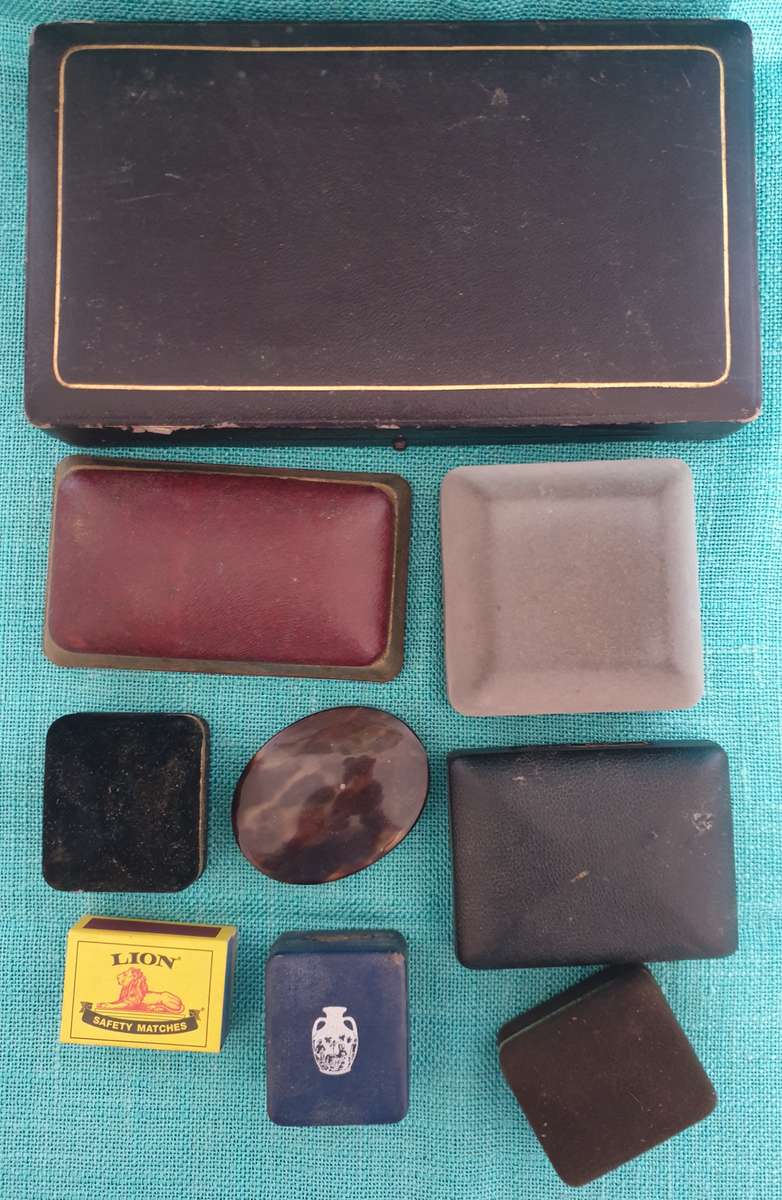 8 x Vintage jewellery/ring boxes