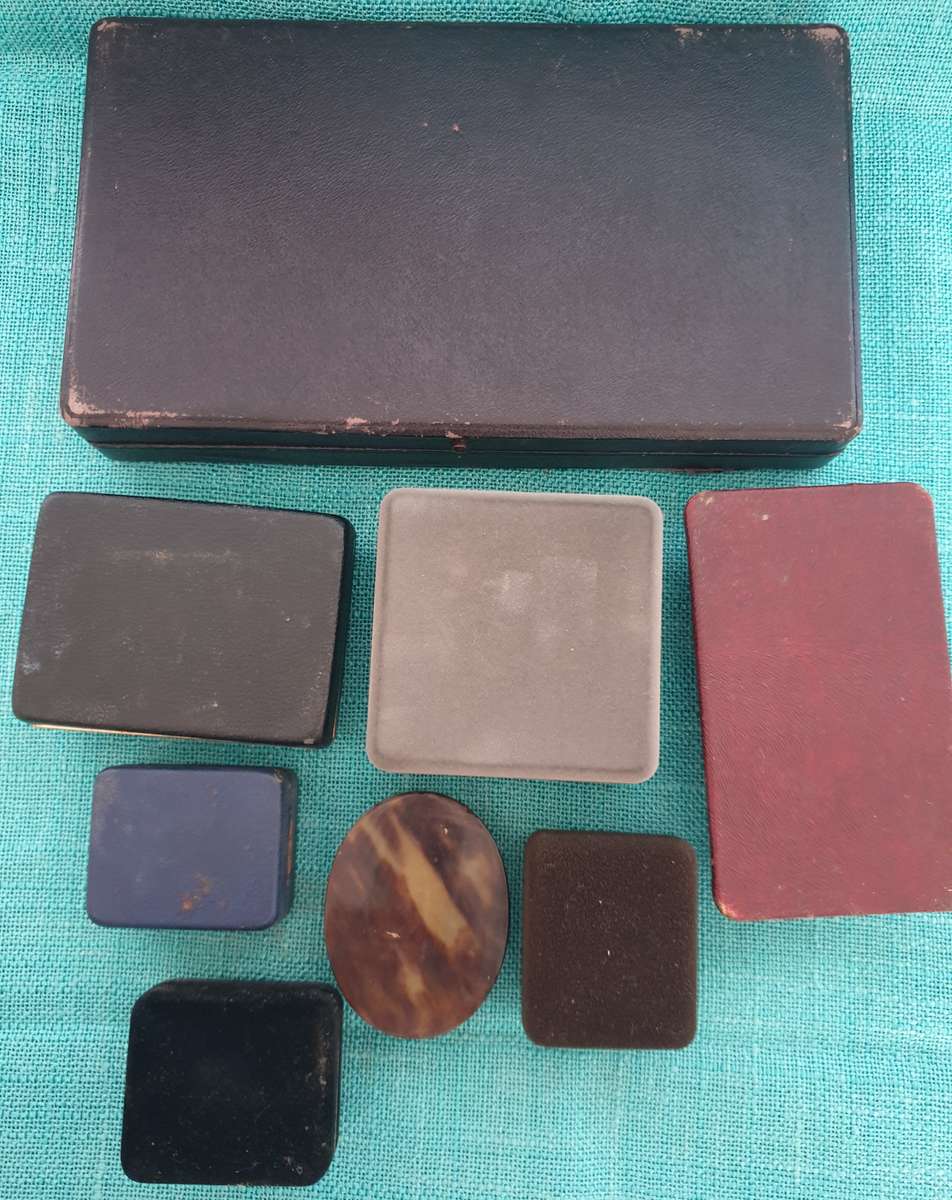 8 x Vintage jewellery/ring boxes
