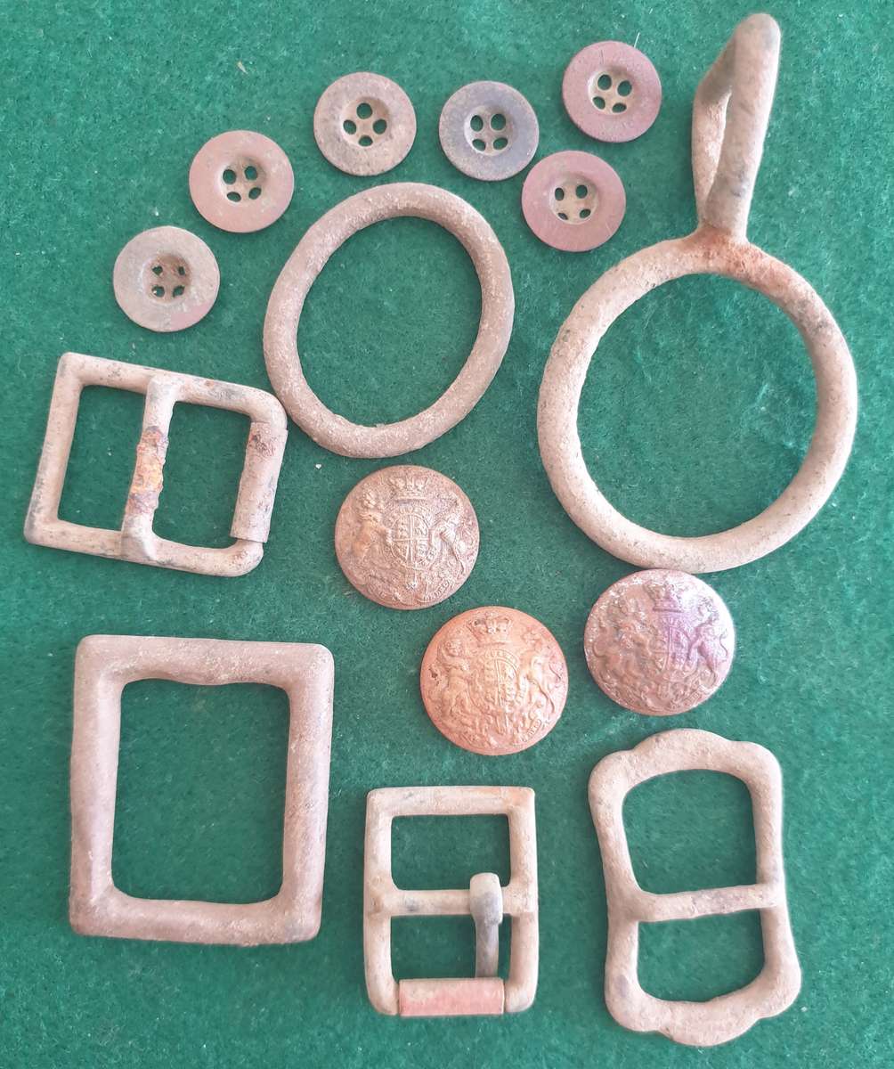 15 x Victorian era military items from Anglo Boer War sites