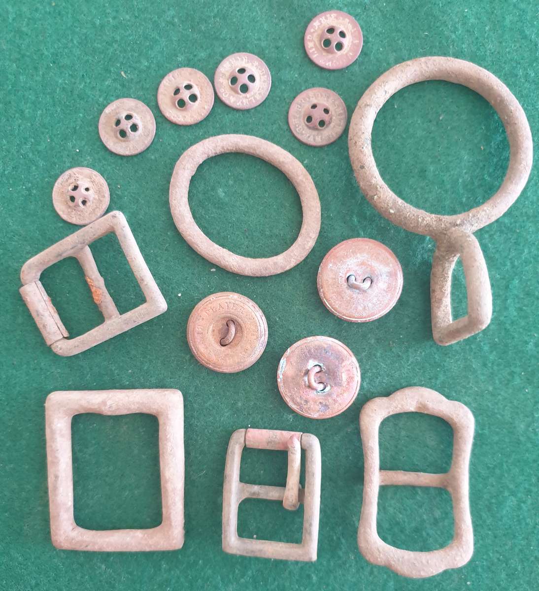 15 x Victorian era military items from Anglo Boer War sites