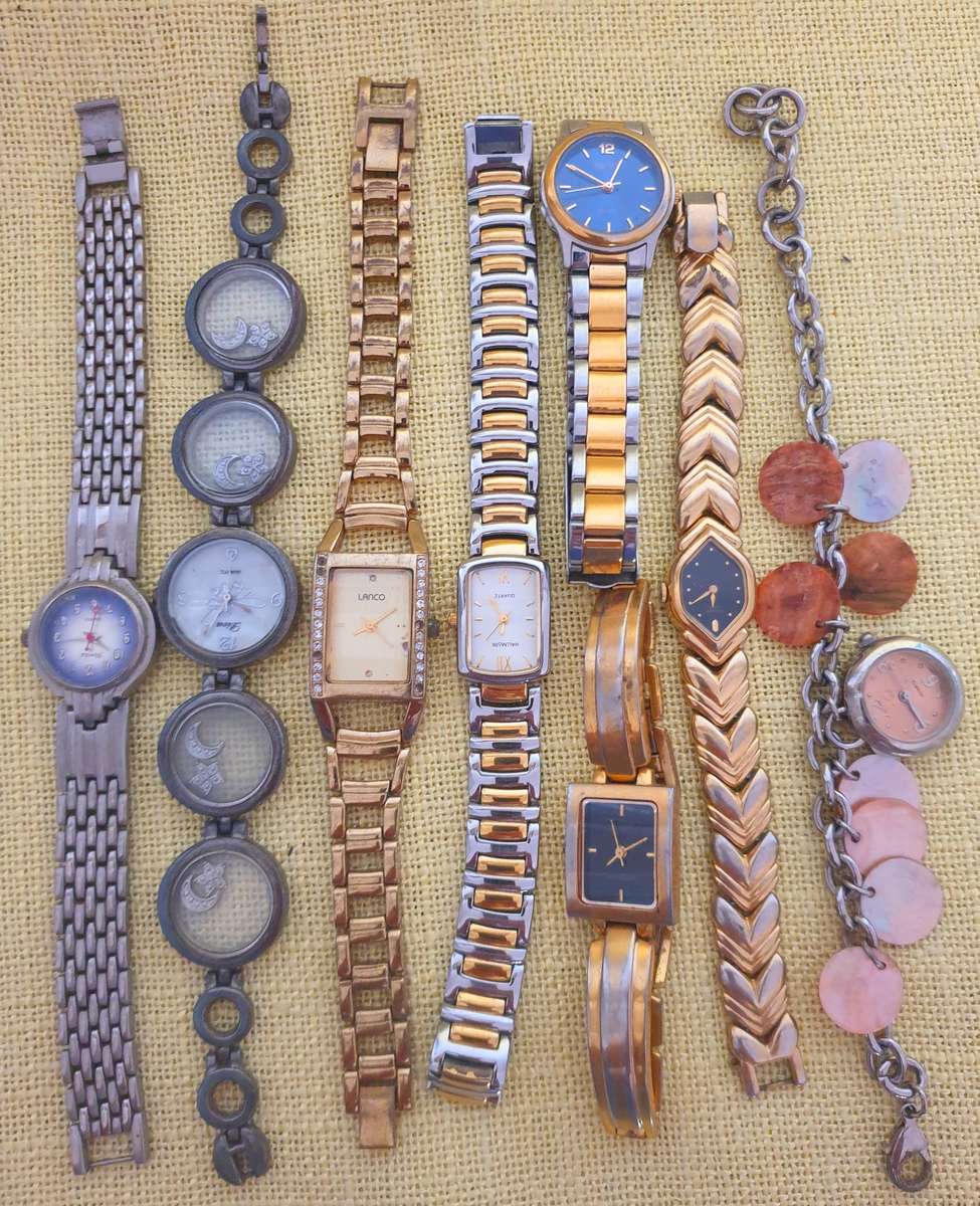 8 x Wristwatches (not working) - only for user Dior1 to respond
