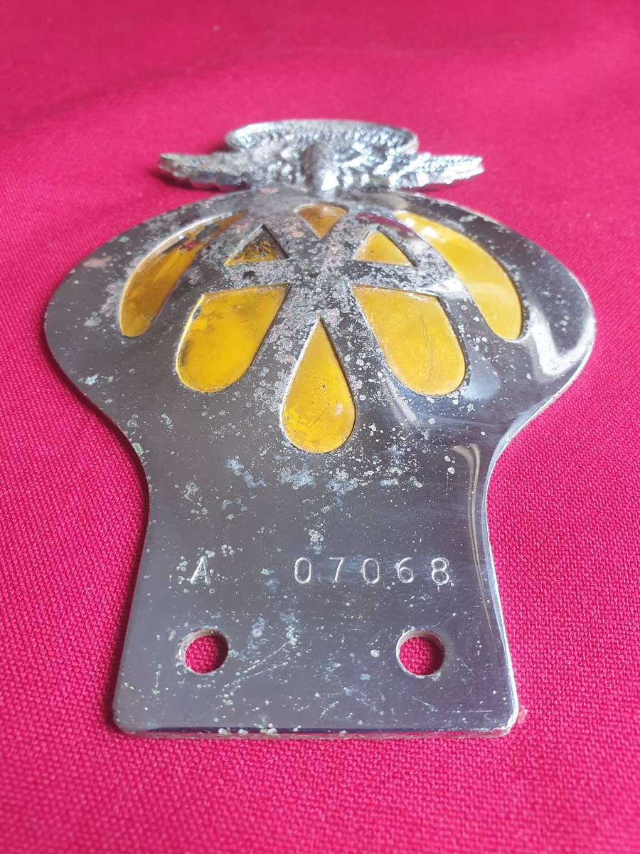 Vintage South Africa AA car badge