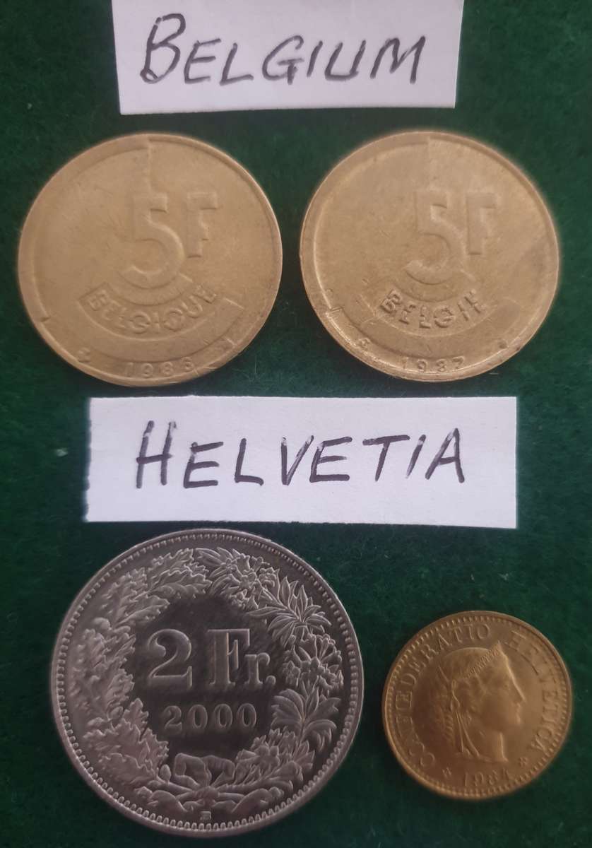 25 x coins from various countries