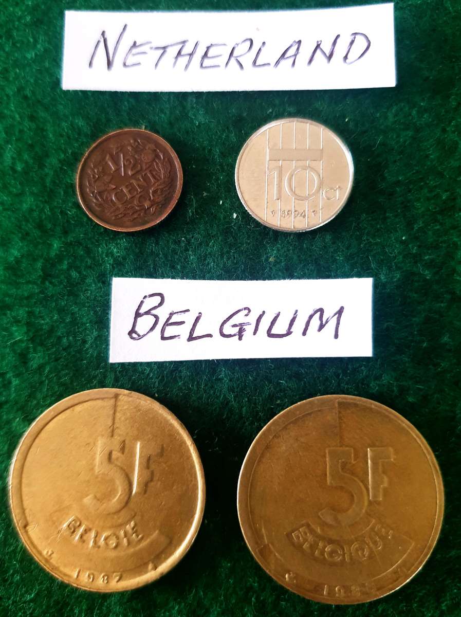 25 x coins from various countries