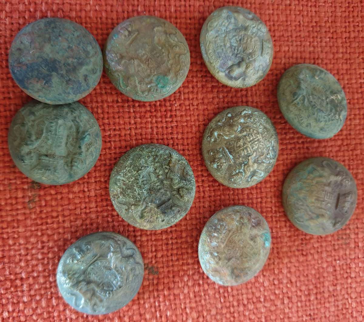 Antique leg shackle and other antique military items