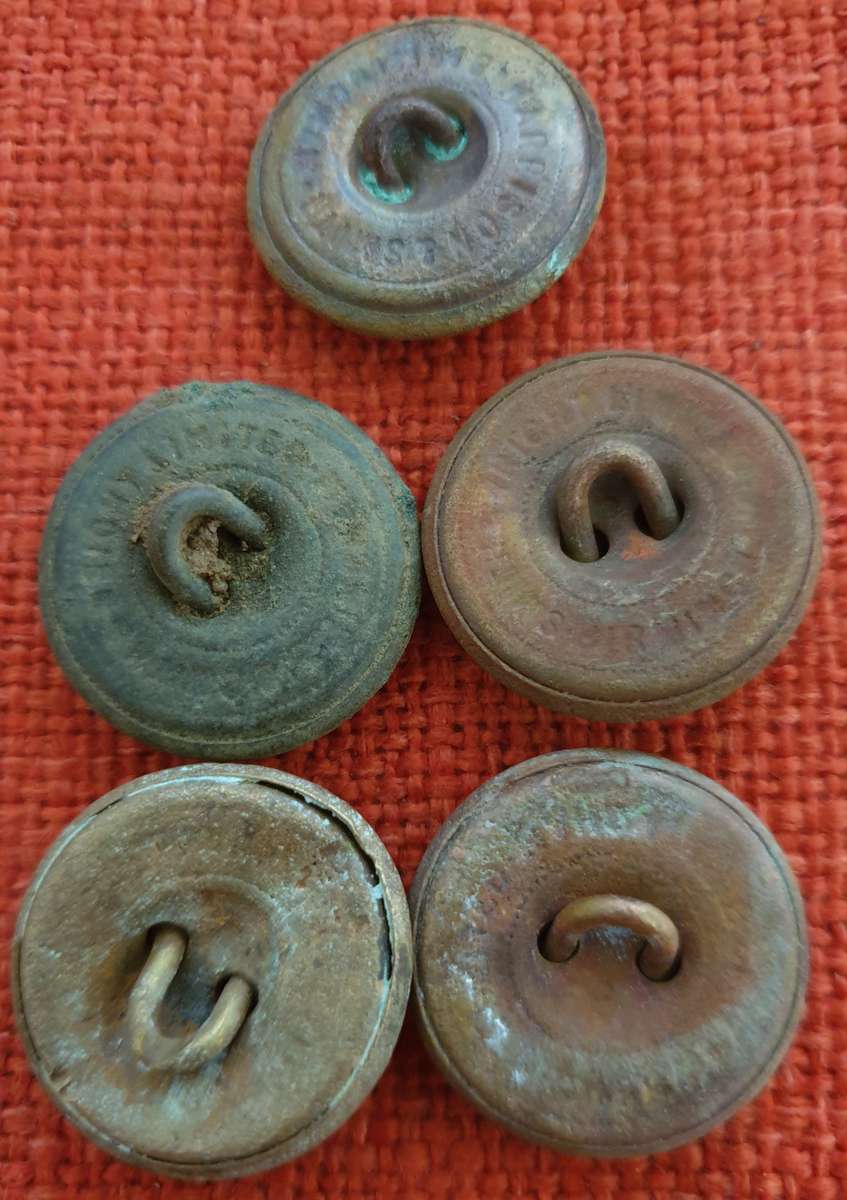 Antique leg shackle and other antique military items