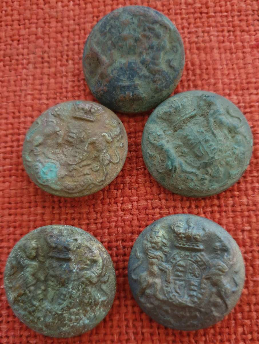 Antique leg shackle and other antique military items