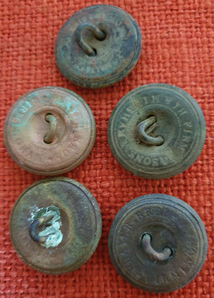 Antique leg shackle and other antique military items