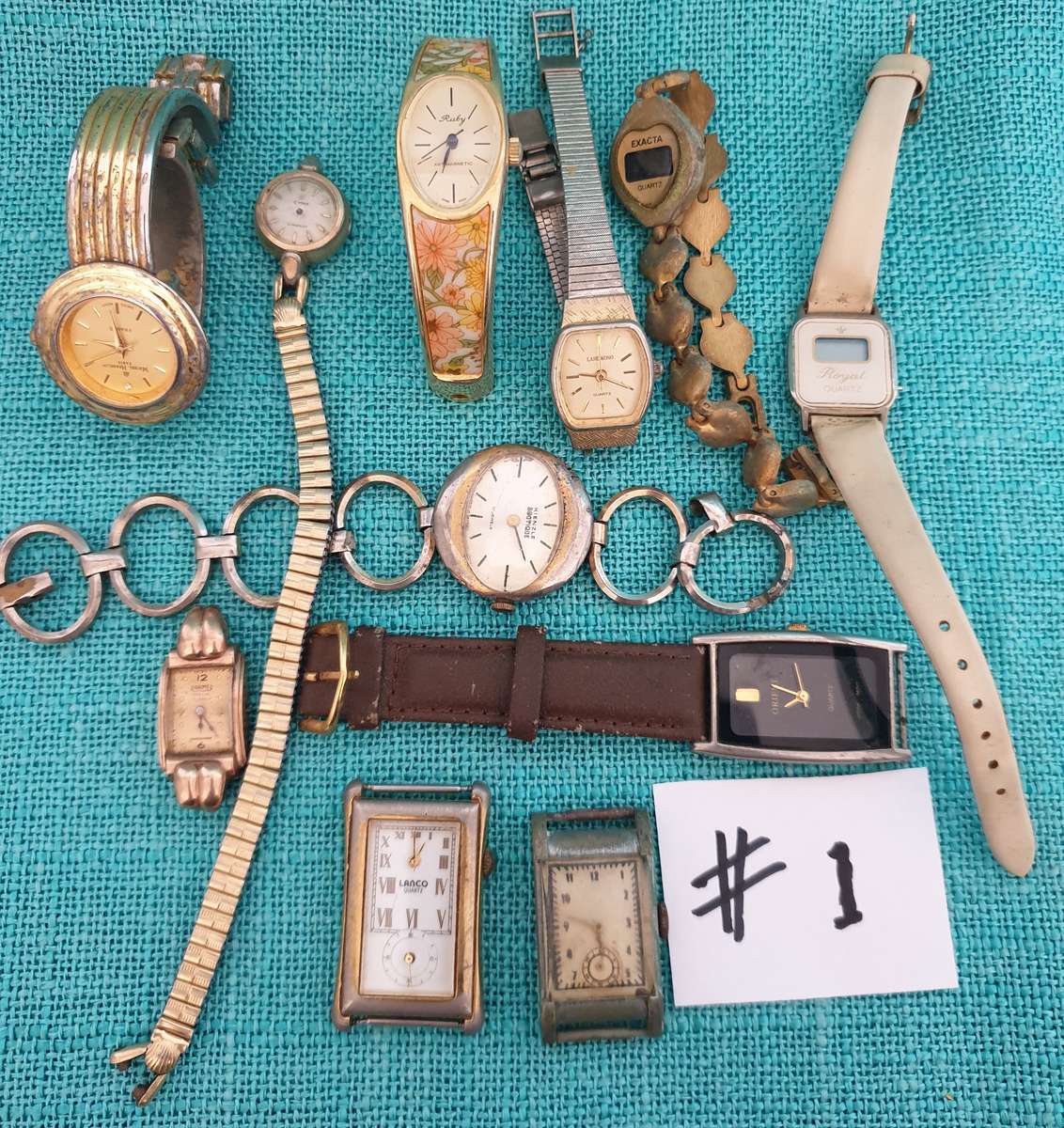 11 x vintage wristwatches #1 (not working)
