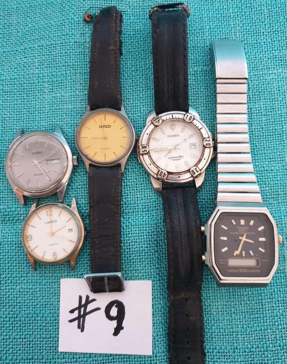 5 x Vintage wristwatches #9 (not working)
