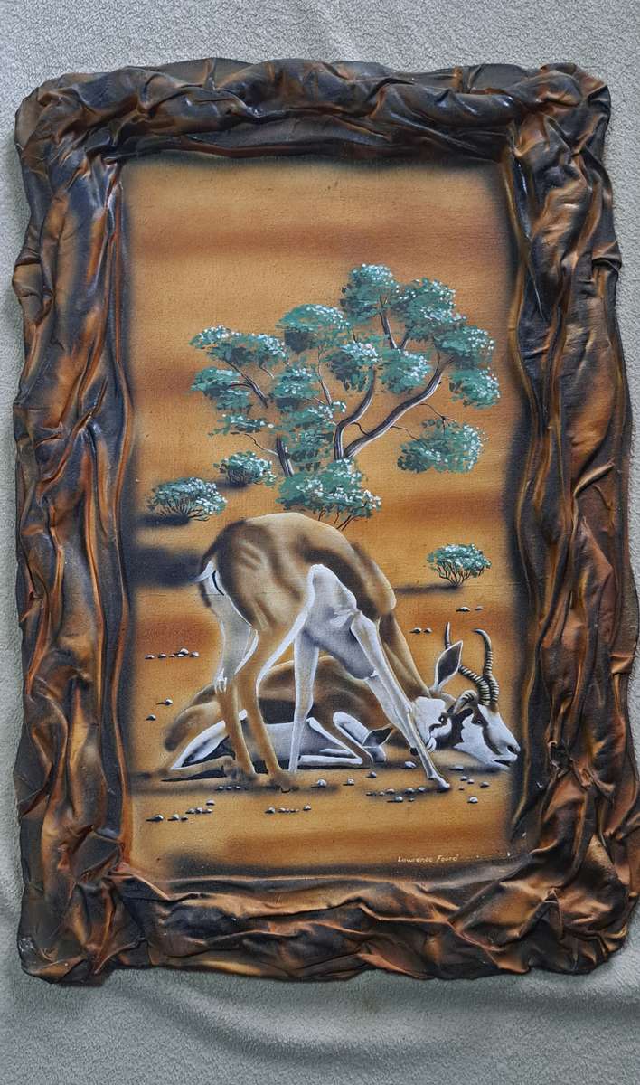 Beautiful Oil on Canvas and Hardboard Animal Paintings