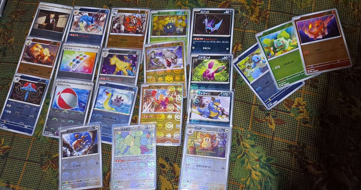Japanese Pokemon cards lot