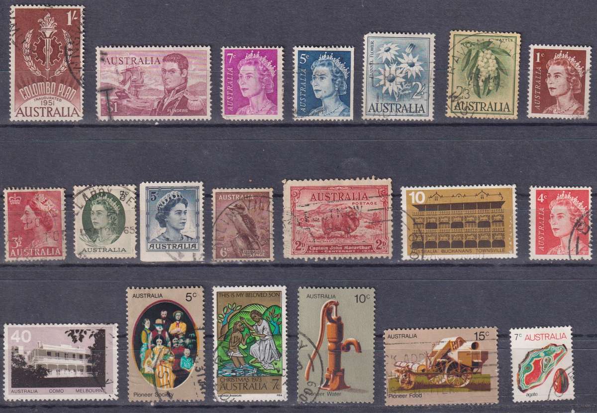 Stamps Australia Mix Card