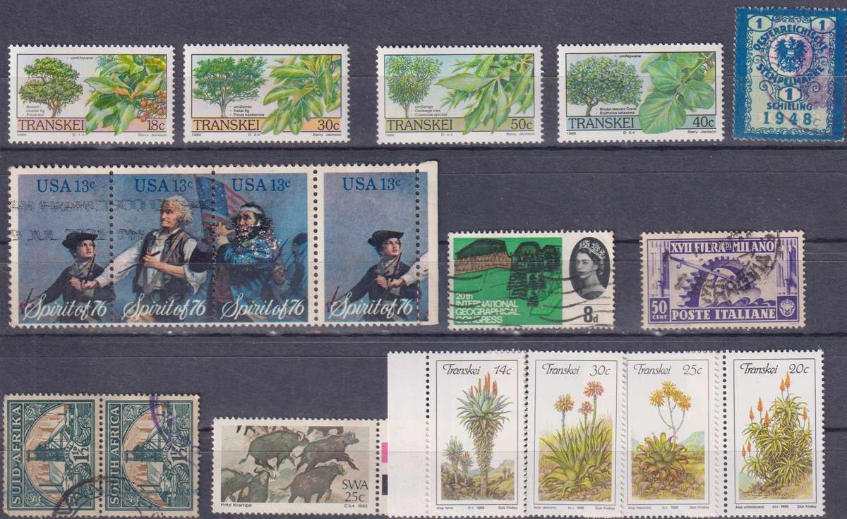 Stamps Mix World Card