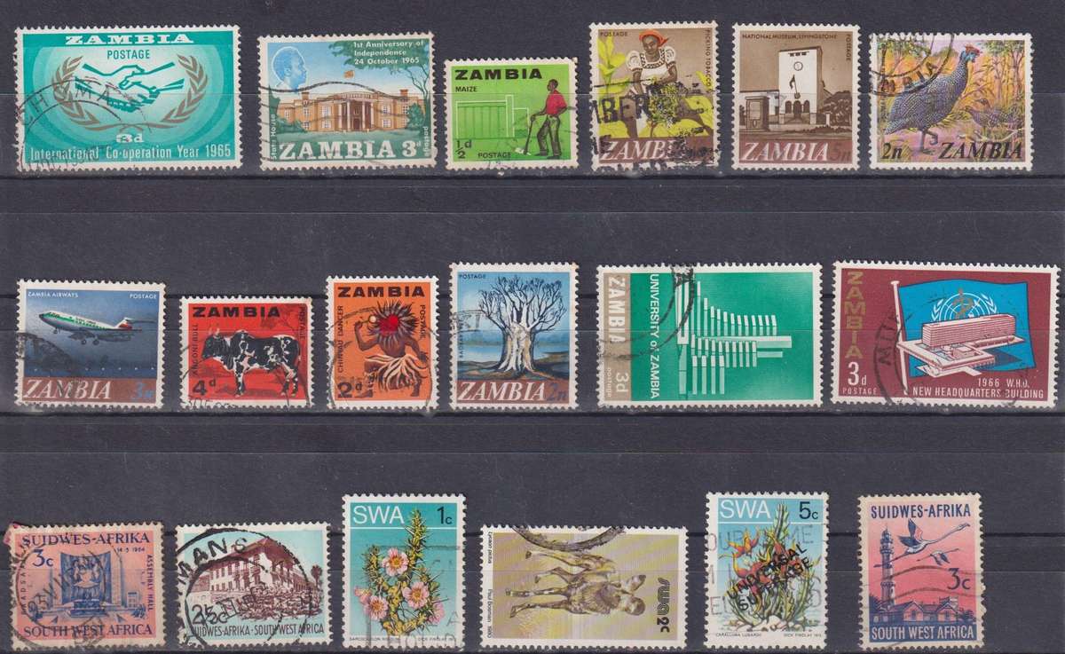 Stamps Mix World Card