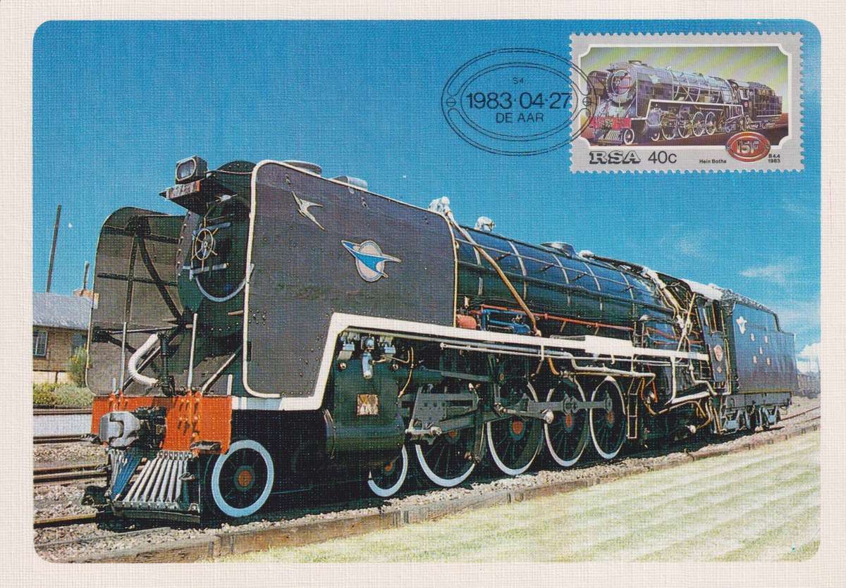 Maxi Cards RSA 1983 Steam Railway Locomotives