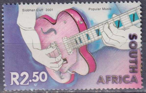 Stamps RSA 2001 Musical Instruments