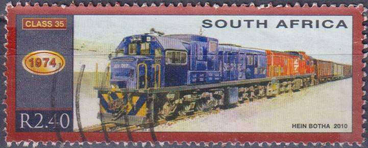 Stamps RSA 2010 Trains - The 150th Anniversary of South African Railways