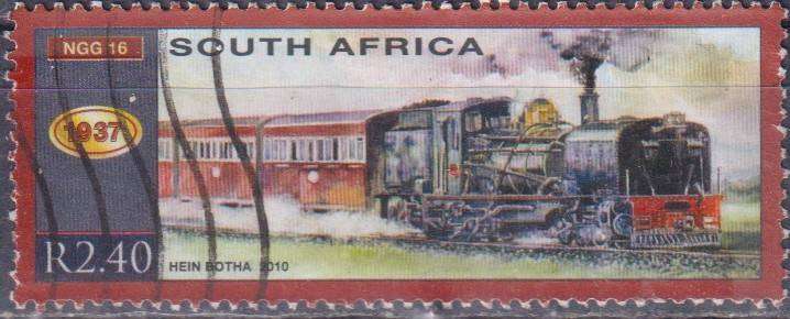 Stamps RSA 2010 Trains - The 150th Anniversary of South African Railways