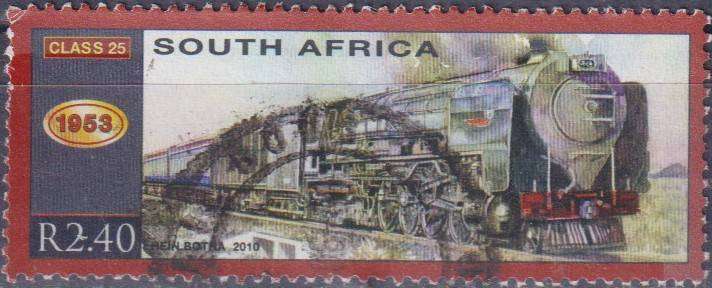 Stamps RSA 2010 Trains - The 150th Anniversary of South African Railways