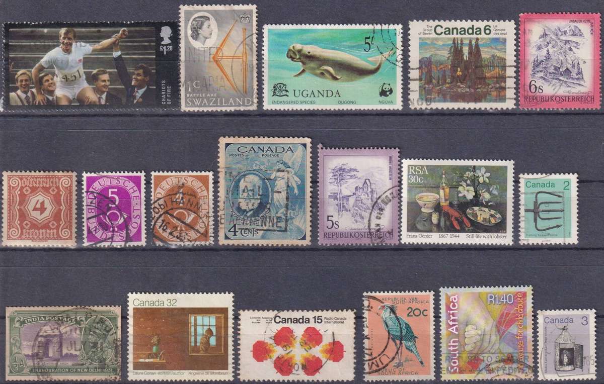 Stamps Mix World Card