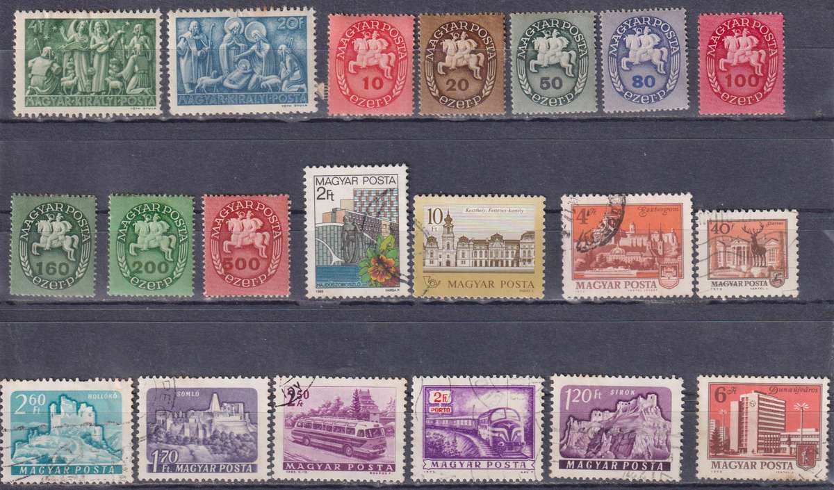 Stamp Hungary Mix Card