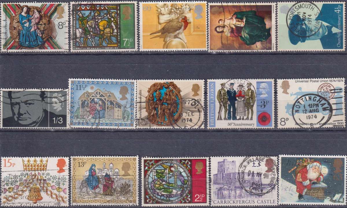 Stamps Mix World Card