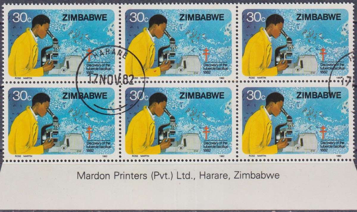 Stamp Control Blocks Zimbabwe