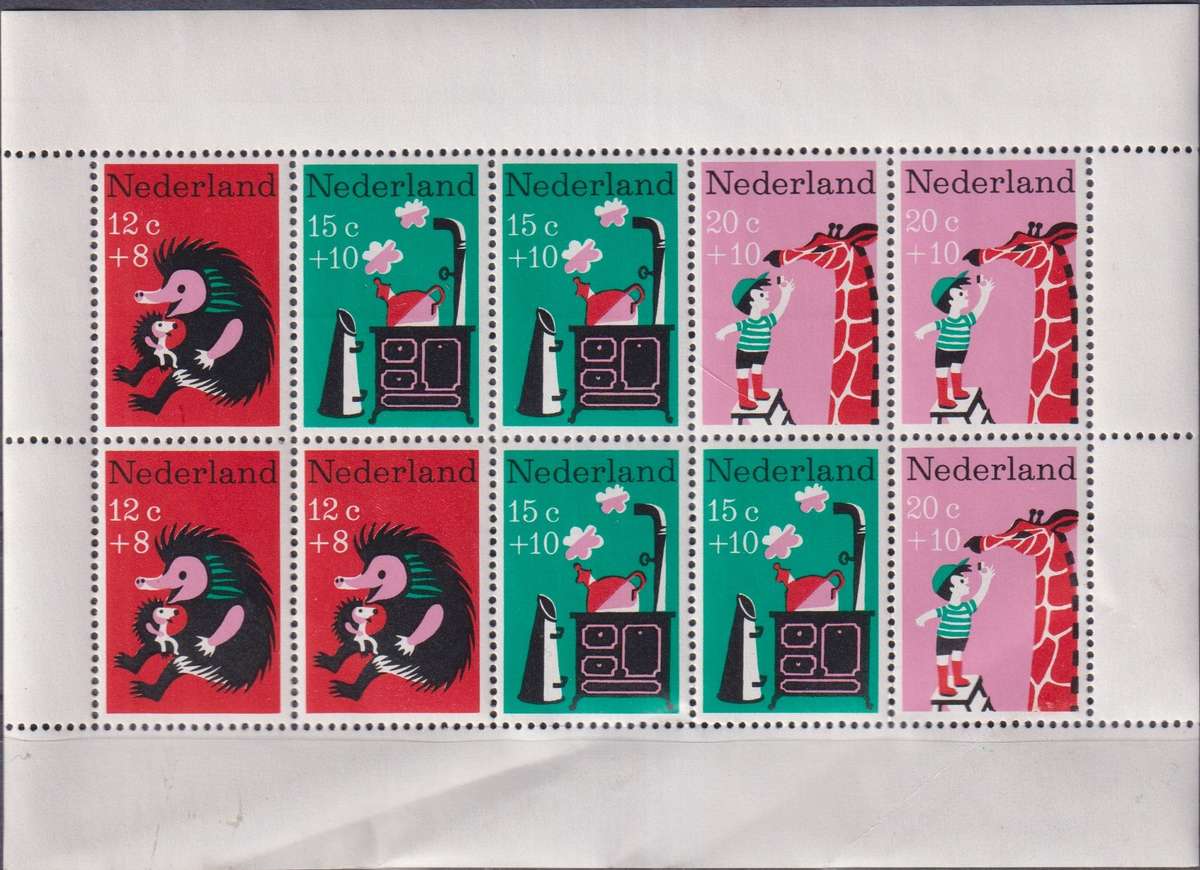 Stamps Control Blocks Netherlands