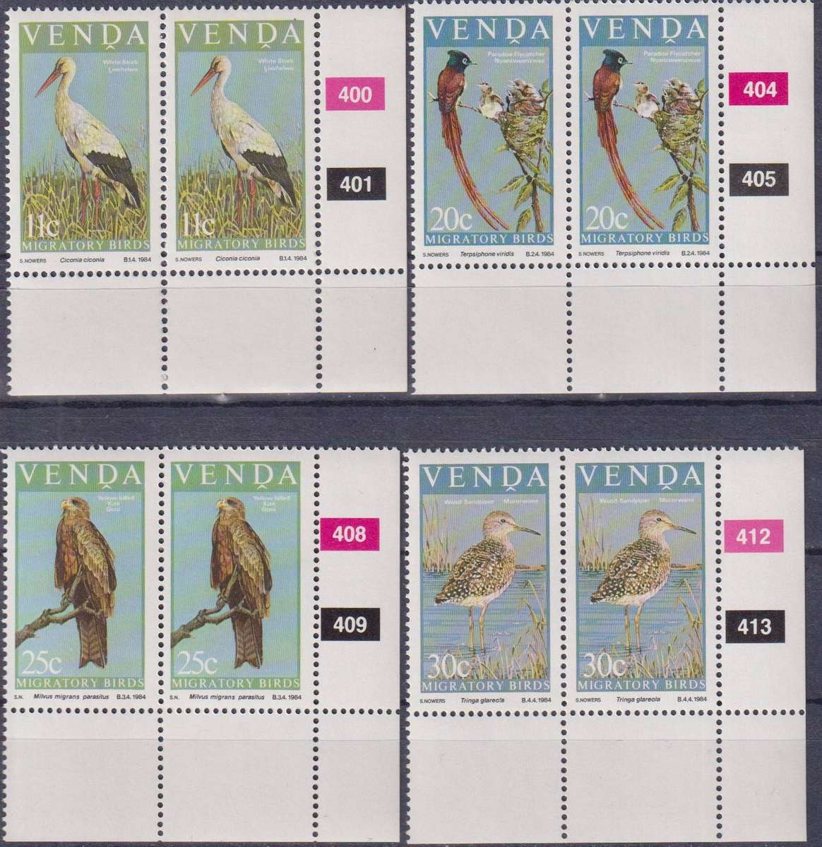 Stamps Venda 1984 Migratory Birds
