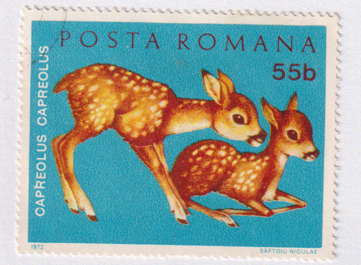 Stamp Thematic Animals ULM Romania