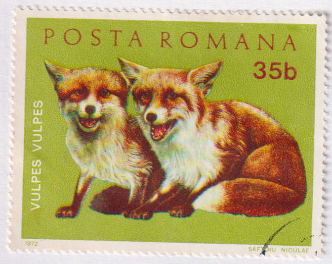 Stamp Thematic Animals ULM Romania